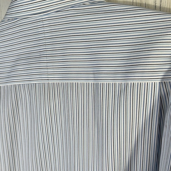 Men's Jos.A.Bank Striped Blue Dress Shirt - Picture 7 of 7